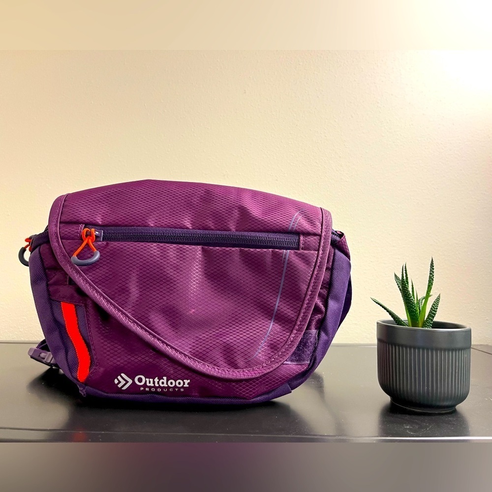 Outdoor Products Purple Fanny Pack Belt Pouch